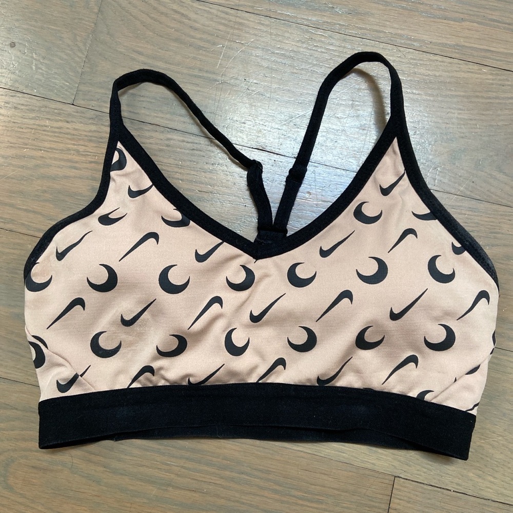 Marine Serre Nike Sports Bra Beige